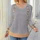 thumbnail image 2 of Blusa con cuello redondo transpirable de manga larga con estampado de leopardo para mujer a la moda Fridja  ghj987+5061, 2 of 8