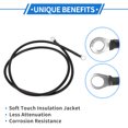 thumbnail image 5 of 1 Pc Battery Inverter Cable 6 AWG Gauge 4.5FT 3/8" Lug 5/16" Lug Battery Cable Universal for Car Vehicle Boat RV Solar Tinned Copper Black, 5 of 7