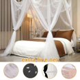 thumbnail image 2 of Bed Mosquito Net, Large Four-Door Mosquito Net to Isolate Mosquitoes Effectively, Canopy Net Mosquito Net (190 x 240 x 210 cm), 2 of 5