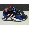 thumbnail image 1 of Ad-id-as Originals Streetball Leather Basketball Shoes Black Blue FV4836 Mens 7, 1 of 6