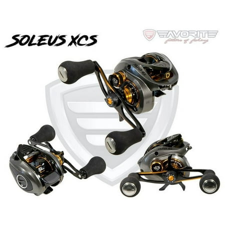 UPC: 0842424117427 | Favorite SLSM6XR Soleus XCS Baitcast Fishing Reel Gun Metal 6.3:1 RH 10BB