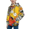 thumbnail image 2 of Simpsons Youth Hoodies 3D Print Pullover Hooded Sweatshirt Unisex Casual Sweater Tops Blouse Long Sleeve Kids Hoodie Small, 2 of 8