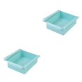 thumbnail image 2 of maskred 1/2/3 2PCS Kitchen Fridge Freezer Space Saver Organizer Storage Rack Shelf Holder Box blue 2PCS, 2 of 6