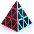 thumbnail image 1 of Cubo de velocidad piramidal 3x3x3 JM Cubo triangular Rompecabezas Cubo mágico fibra de carbono, 1 of 5