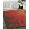 thumbnail image 2 of Ahgly Company Indoor Square Patterned Grapefruit Red Area Rugs, 7' Square, 2 of 6