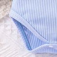 thumbnail image 6 of NOLDARES Newborn Baby Girl Clothes Infant Romper Fall Winter Outfits Gifts for Girls Cute Bell Bottoms Pant Sets 3Pc(Sky Blue,18-24 M), 6 of 9