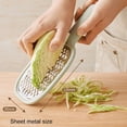 thumbnail image 3 of Rust Resistant Vegetable Grater Stainless Steel Construction Efficient Use, 3 of 12
