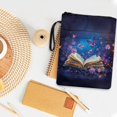 thumbnail image 3 of HELLHERO 1pcs Book Protector with Book Protection Polyester Carrying Book Case for Paperbacks Hardcover Notebook Bible Journal Textbooks Women, 3 of 8