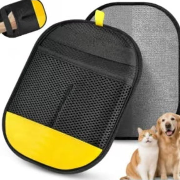 Pet Hair Removal Glove for Dogs & Cats, Newly Upgraded Reusable Electrostatic Pet Hair Gloves, Pet Hair Remover Tool for Clothing, Couch, Carpet, Car Seat