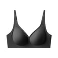 thumbnail image 5 of Xijirk Tank Tops Seamless V Neck Jelly Bra Comfortable Supportive Wireless Bralette for Everyday Wear Camisole Tops for Women,Black,L, 5 of 5
