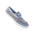 thumbnail image 1 of Zapatos, mocasín de lona, casual, unisex, color gris 7070 +1, 1 of 4