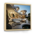 thumbnail image 2 of Designart "Dream House in California II" Cityscapes Floater Framed Canvas Print, 2 of 7