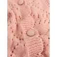 thumbnail image 6 of Women'S 2025 Spring Autumn Winter Short Cardigan Sweater Top Long Sleeve V-Neck Cardigan Jacket Casual Knitwear Pink S, 6 of 7