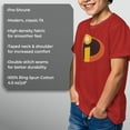 thumbnail image 7 of Boy's The Incredibles Classic Logo Graphic Tee Red X Large, 7 of 7