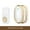 Gold, variant on RnemiTe-amo Wireless Doorbell,Plug and Play Waterproof Door Bell Kit,Home Wireless Doorbell AC Digital Music Doorbell for Home Office Classroom,1 Push Button and 2 Receiver