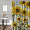 thumbnail image 2 of Orinice Beach starfish conch shower curtain set 69x72, 2 of 7