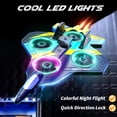 thumbnail image 4 of WonderStone Obstacle Avoidance RC Airplane, Foam Remote Control Jet with LED Lights & 2 Modular Batteries, 2.4GHz RC Helicopter Toy Plane Gift for Kids Ages 8–12，Yellow, 4 of 11