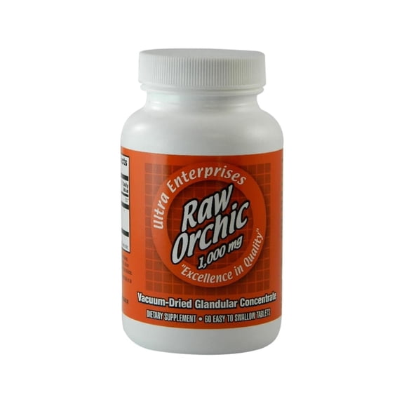 Ultra Enterprises - Raw Orchic 1000 mg. - 60 Tablets