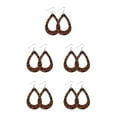 thumbnail image 2 of yingyy Leopard Print Earrings Girl Fashion Accessory Female Jewelry Ear Dangles Type 4 5Set, 2 of 6