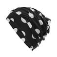 thumbnail image 6 of Unique Bargains 1 Pc Breathable Dots Pattern Swimming Cap Black, 6 of 6