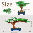 thumbnail image 2 of Seahorses Bonsai Tree Building Blocks  Home Decor Accessories For Adults  Creative Artificial Plants Building Kits (653 PCS), 2 of 6