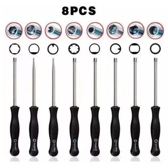 Carburetor Adjustment Tool Kit for Chainsaw and Brush Cutter, Compatible with A