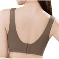thumbnail image 4 of LYEAA Everyday Bras for Women Soft Cup Push up Padded Wireless Daily Bras Wirefree Wide Strap Support Lift Bralette No Wire Breathable Comfort Sleeping Bras Brown L, 4 of 4