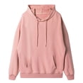 thumbnail image 1 of HBFAGFB Chandail à Capuche Homme Polyvalent Confortable Chandail Manches Longues Tenues Automne Rose Taille TTG, 1 of 4