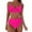 Z1-Hot Pink, variant on adviicd Women's High Waisted Bikini Sets Two Piece Swimsuit Sexy Bathing Suits (Red,XS)