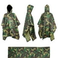 thumbnail image 4 of Three In One Cloak Raincoat Multi Functional Backpack Raincoat Tourism Camping Mountaineering Cycling Raincoat, 4 of 6