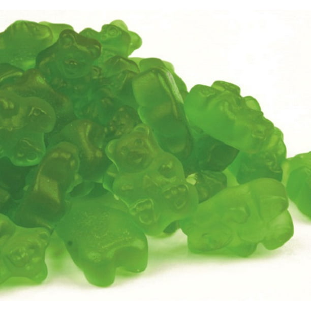 Gummi Bears Granny Smith Green Apple 1 pound bulk gummi candy
