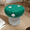 Mushroom[Green], variant on 13.4" Oversized Mushroom Statue Stool, Resin Garden Stool with Forest Base, Multi-Purpose Plant Stand & Side Table for Patio, Balcony & Courtyard, Red
