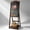 Walnut, variant on Rustic Vintage A-Frame Sidewalk Chalkboard Sign & Shelf Stand - Solid Pine Wood Freestanding Menu Board with Chalkboard Surface & Storage Basket for Restaurants, Cafes, Bakeries - Indoor/Outdoor Use