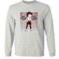 thumbnail image 1 of Fair Game Betty Boop Long Sleeve Shirt Sugar and Spice Heart-Ash-Medium, 1 of 4