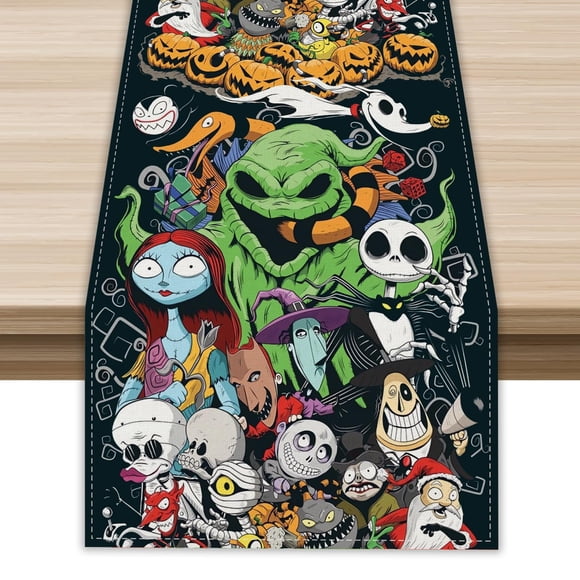 Camino de mesa FARMNALL para Navidad, Halloween, 33 cm x 228 cm