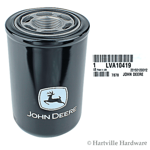 John Deere Original Equipment Hydraulic Filter #LVA10419
