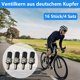 thumbnail image 3 of Juego de válvulas de bicicleta de repuesto, 4 piezas, juego de válvulas de bicicleta Lightning con tapas de válvula de sellado, accesorios, repuestos, válvula de bicicleta alemana para bicicleta de, 3 of 7