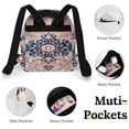thumbnail image 4 of Sarouk Antique West Persian Rug Print Small Backpack Cute Mini Backpacks For Woman Lightweight Daypacks, 4 of 8