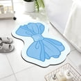 thumbnail image 4 of RYDCOT Elegant Bowknot Bathroom Rugs, Ultra Soft and Non-Slip Bow Bath Mat with Bow-Shaped Edges, Absorbent Microfiber Bow Rug, Machine Washable Bath Mats for Bathroom Bedroom Kitchen (1Pcs), 4 of 6