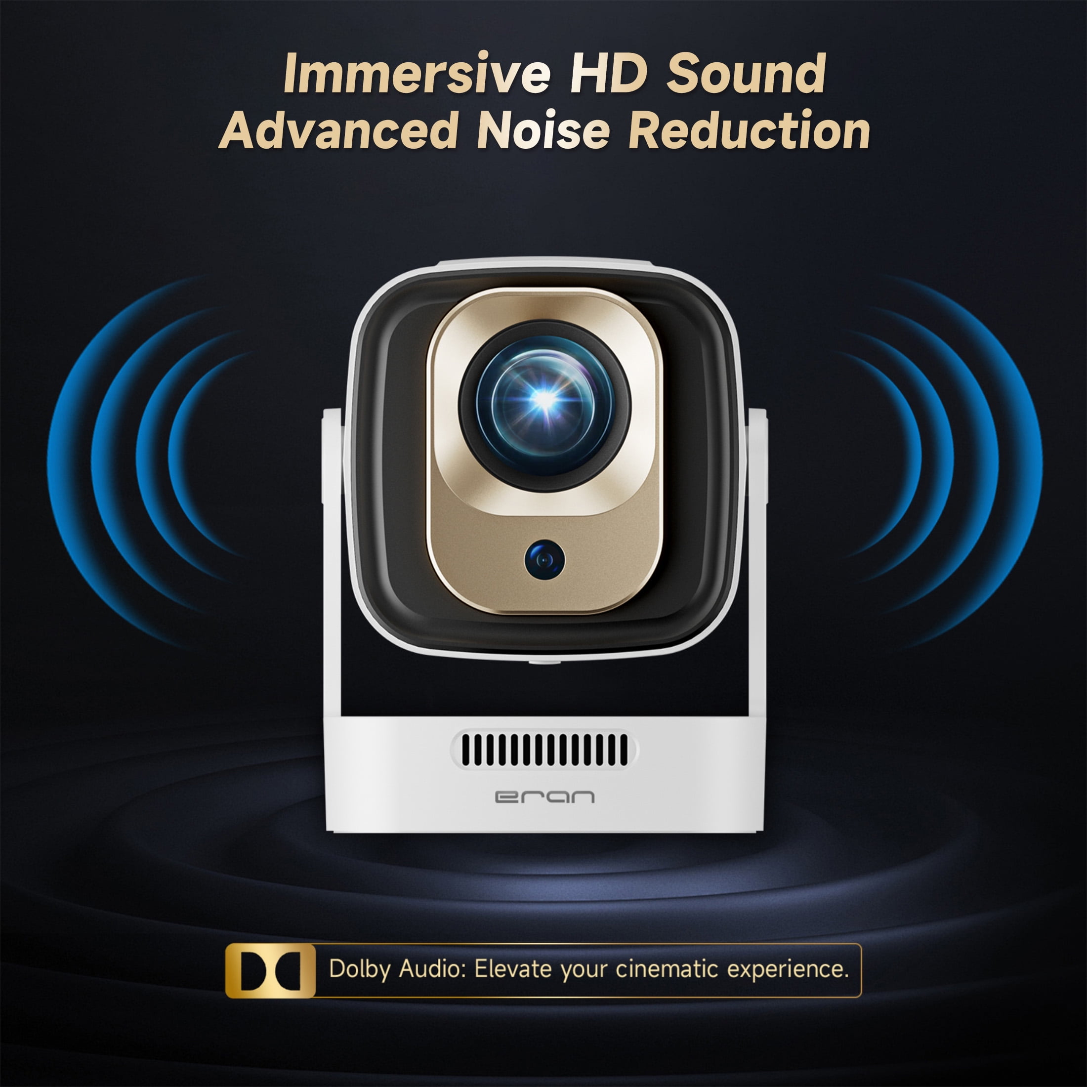 BDQ 2.4G+5G WiFi Bluetooth 4K Support Native 1080P, 240ANSI LM,Full HD Movie Projector, LCD Technology 130" Display Home Theater.