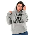 thumbnail image 4 of Lawd Have Mercy Funny South Country Unisex Plus Fleece Graphic Hoodie Brisco Brands 2X, 4 of 5