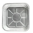 thumbnail image 3 of VeZee Disposable Aluminum 8" Square Cake Baking Pan - For Cooking, Heating, Storing, Meal Prep, Toaster Oven Roasting Pan: 10Ct, 3 of 6