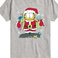 thumbnail image 3 of Garfield - Santa - Toddler and Youth Short Sleeve Graphic T-Shirt, 3 of 5