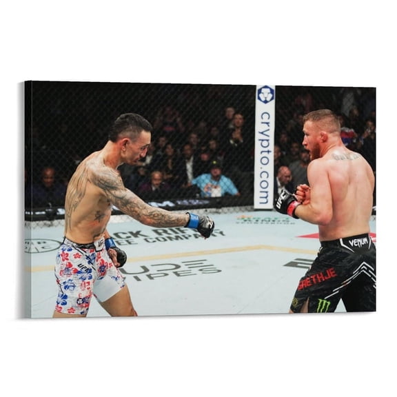 Max Holloway Poster Mixed Martial Signature Wall Art Canvas Print Home Decoration Painting