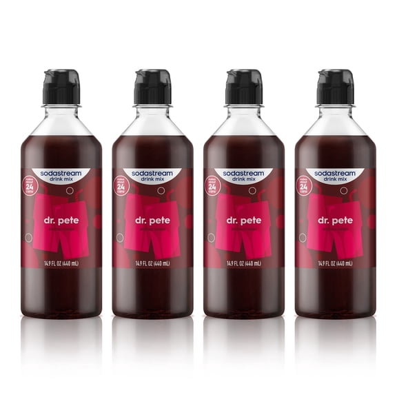 NEW sodastream Classics Dr. Pete Drink Mix, 4pk
