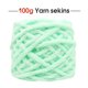 thumbnail image 3 of Advancent Hilo de tejer de 100g, bufandas de hilo para tejer a mano, gorro, gorro, hilos de ganchillo tejidos a mano, accesorio de costura para Artesanía No.05 Advancent HA009091-05, 3 of 5