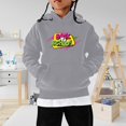 thumbnail image 2 of JAKANYQ Toddler Child Winter Fashion Festival Printed Solid Color Long Sleeved Hoodie Casual And Comfortable Coat Grey 10-12 Years, 2 of 4