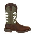thumbnail image 2 of Durango Army Green USA Print Western Boot, 2 of 7
