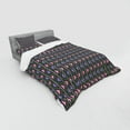 thumbnail image 3 of Ambesonne Tribal Bedding Set 3 Pcs, Herringbone Motifs, Twin, Pink Lilac Pale Green, 3 of 3