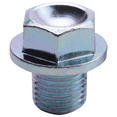thumbnail image 3 of 6 Pcs Bouchon de Vidange de Carter d'Huile avec Rondelle pour Accord 90009-R70-A00,6 x Bouchons de Vidange de Carter d'Huile Moteur 6 x Rondelles, Argent, 3 of 5